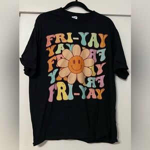 Black 'Fri-Yay' women’s T-Shirt
